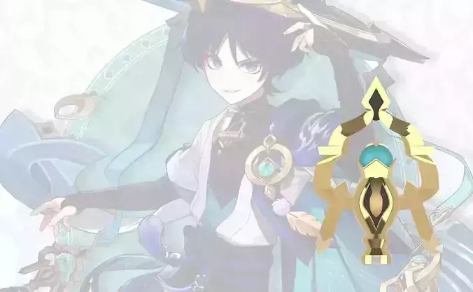 Genshin Impact Scaramouche Wanderer Hat Pendant 3D print model