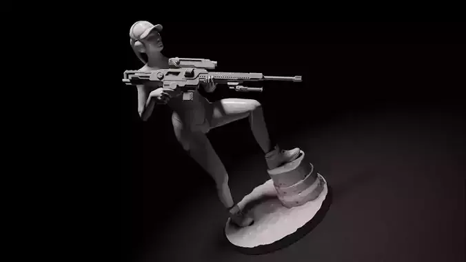 Sexy girl 44 3D print model
