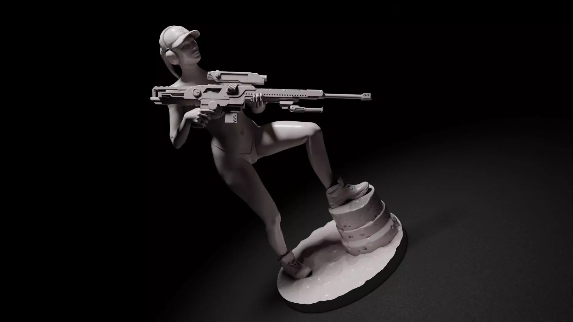Sexy girl 44 3D print model_0