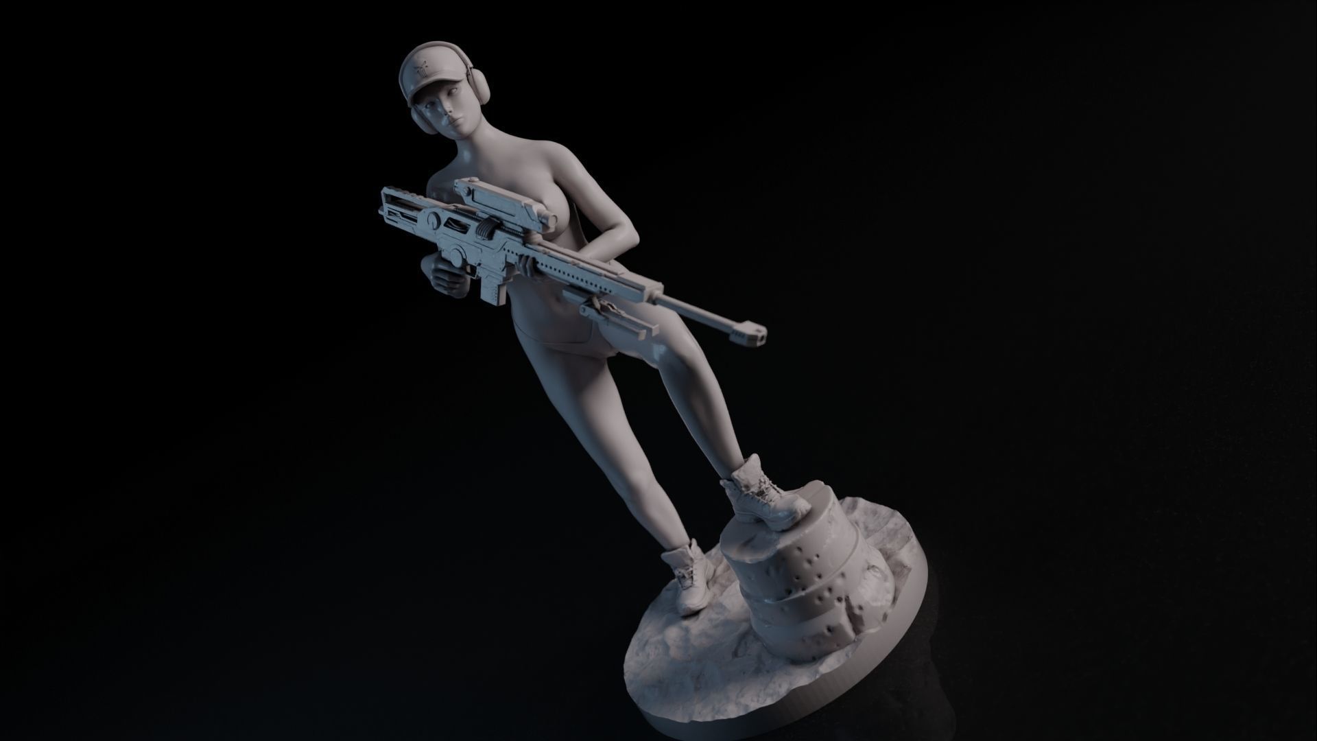 Sexy girl 44 3D print model_4