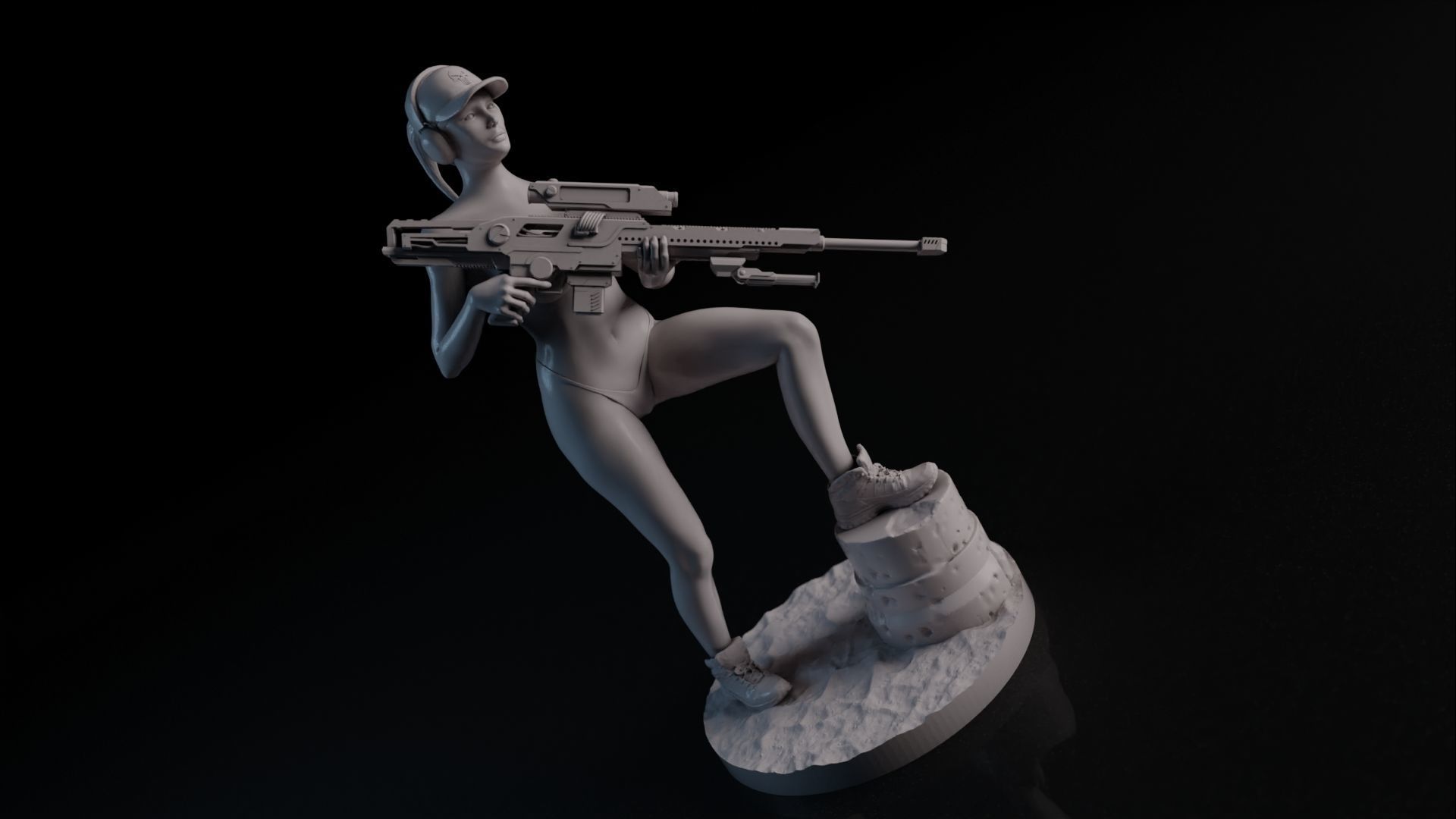 Sexy girl 44 3D print model_1