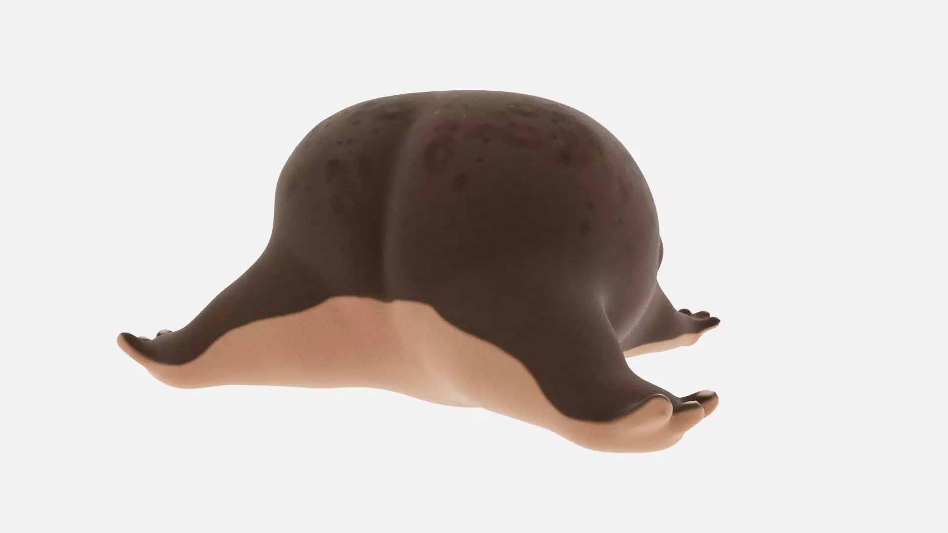 3D Model  Cute Frog AHH  Low-poly 3D model_0