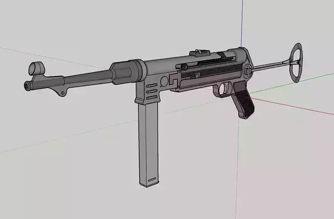 MP-40 machine gun