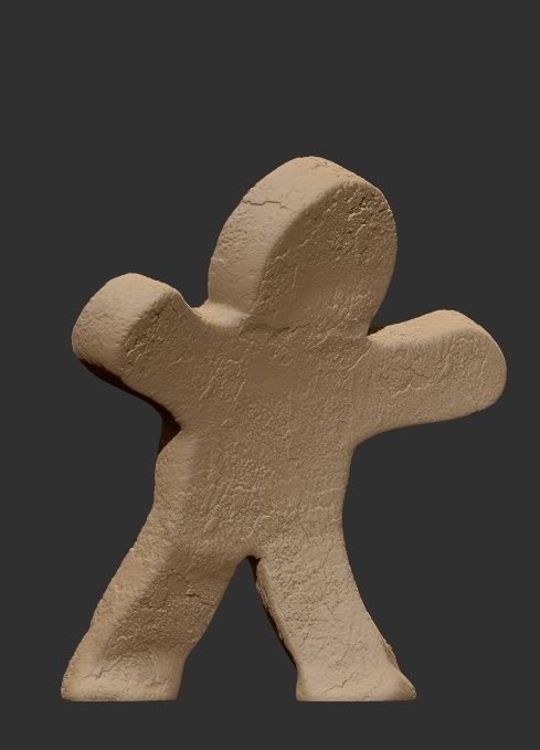 Gingerbread man xmas Trio 3D print model_3