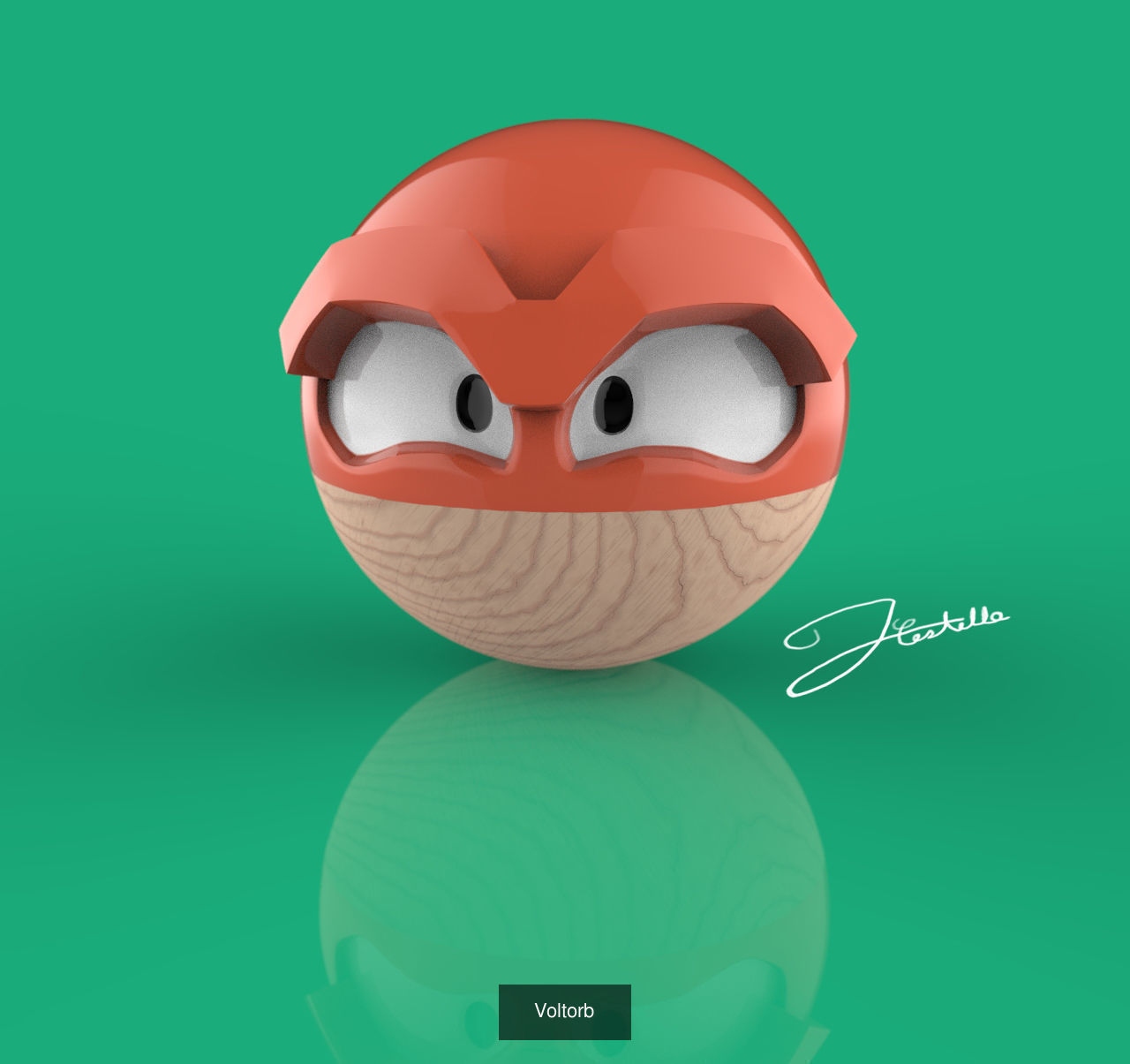 Pokemon monster head 3D Model Collection_4
