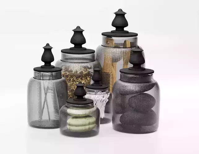 glass jar set 