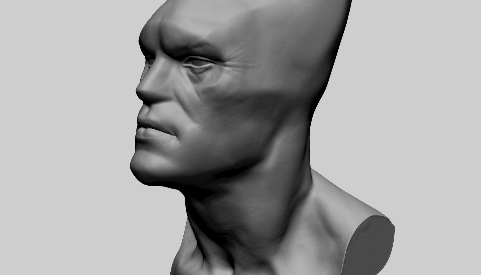 Batman Bust B 3D print model_12