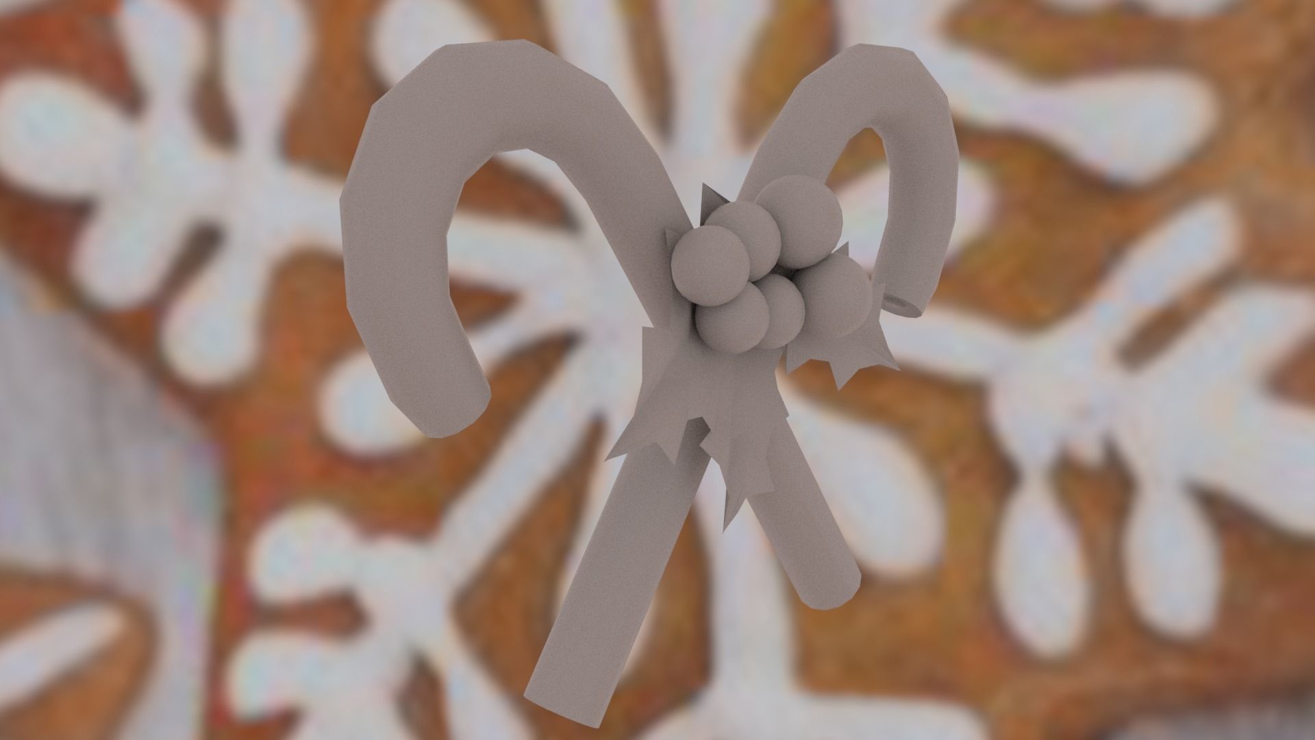 Christmas Candies Low-poly 3D model_13