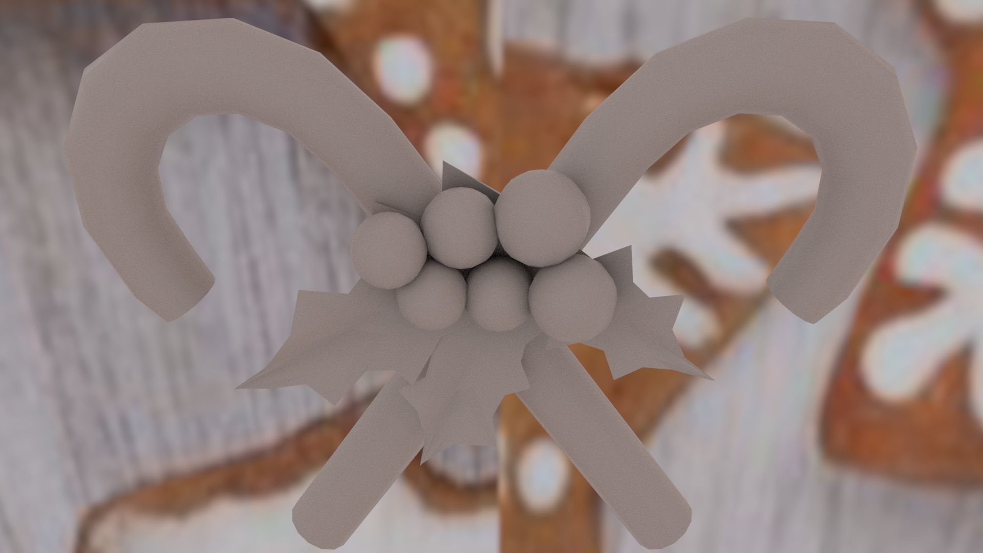 Christmas Candies Low-poly 3D model_17