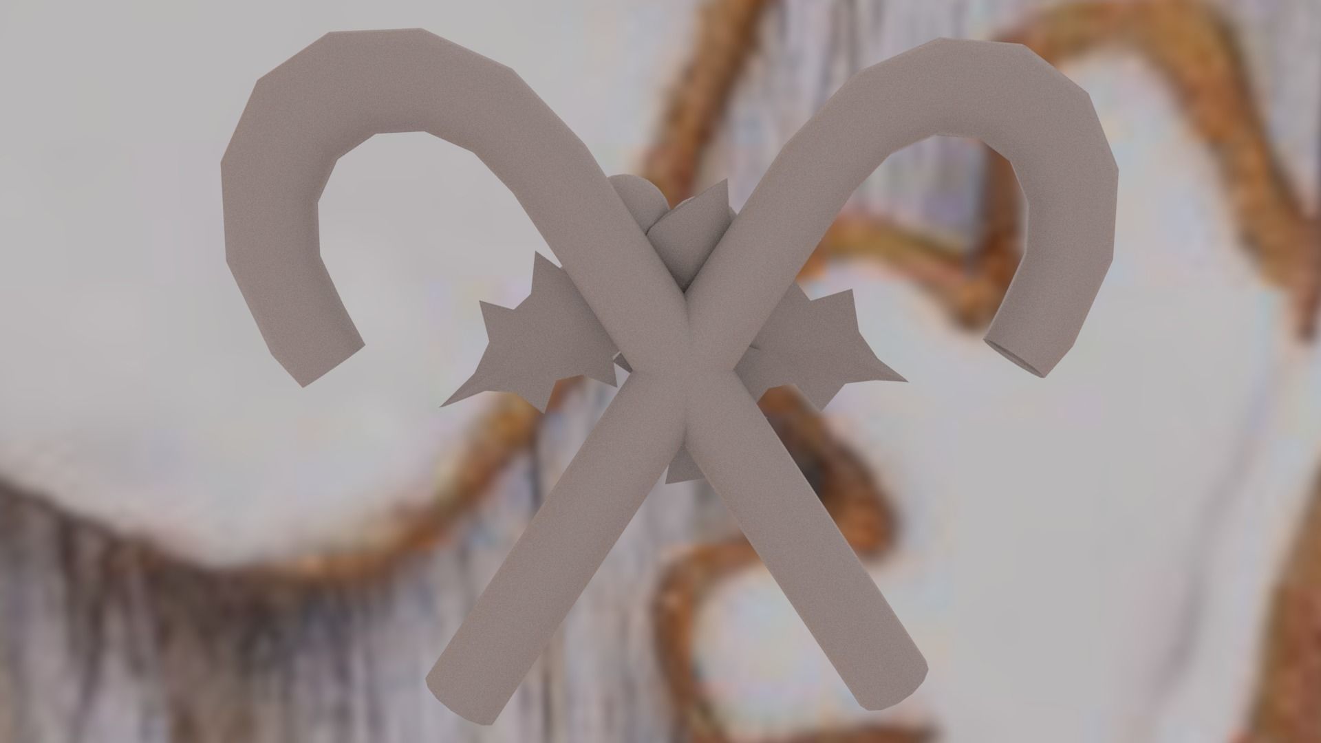 Christmas Candies Low-poly 3D model_14