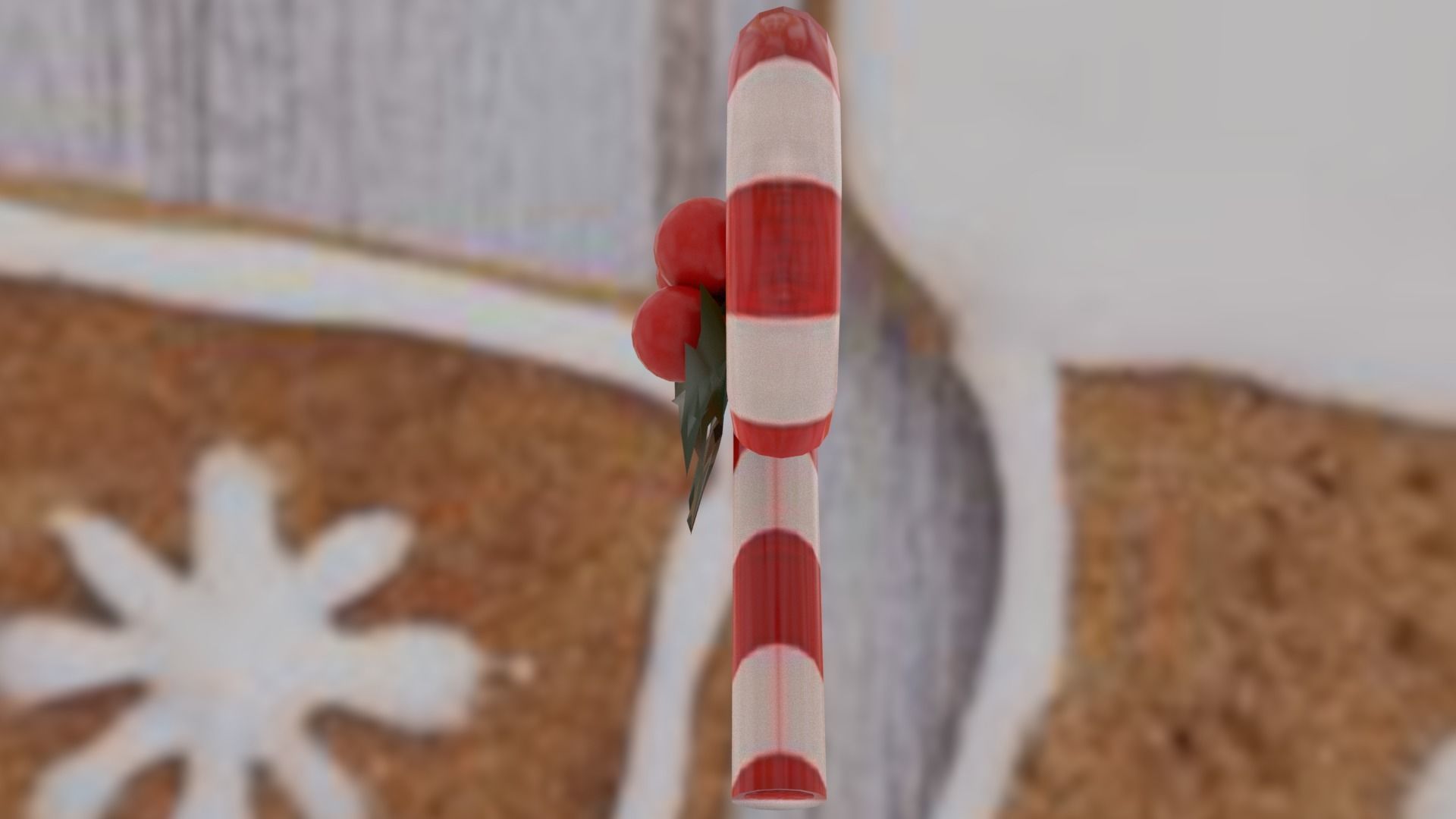 Christmas Candies Low-poly 3D model_3