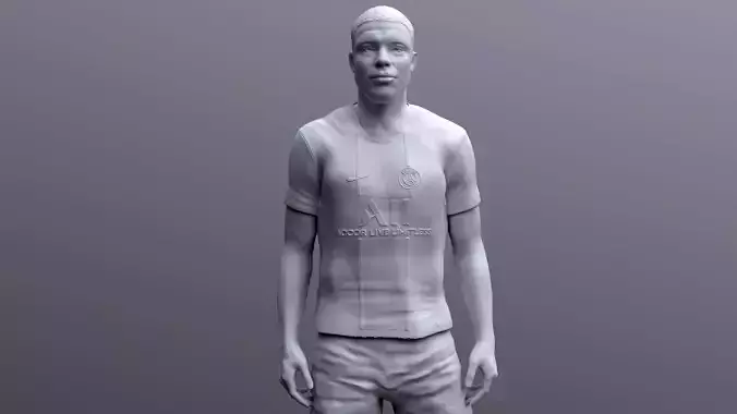 Kylian Mbappe Printable  3D print model