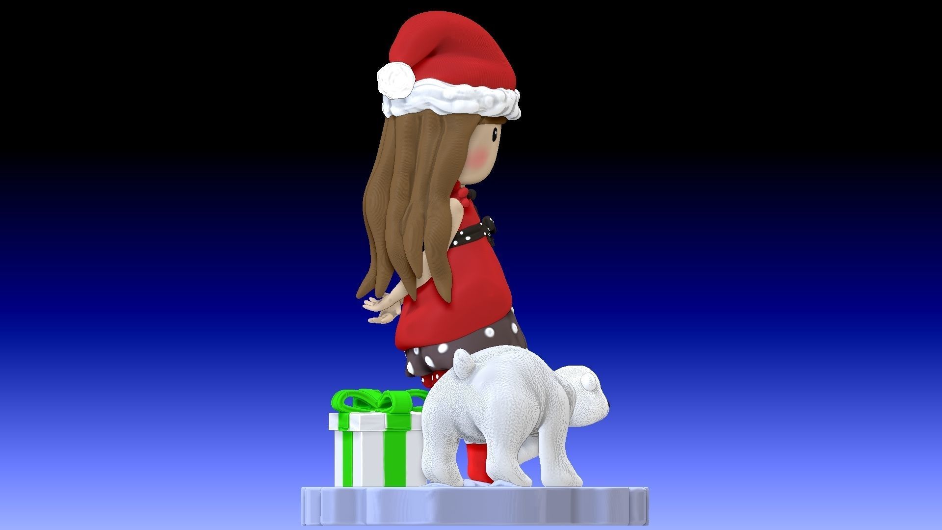 Santoro merry christmas 3D print model_1
