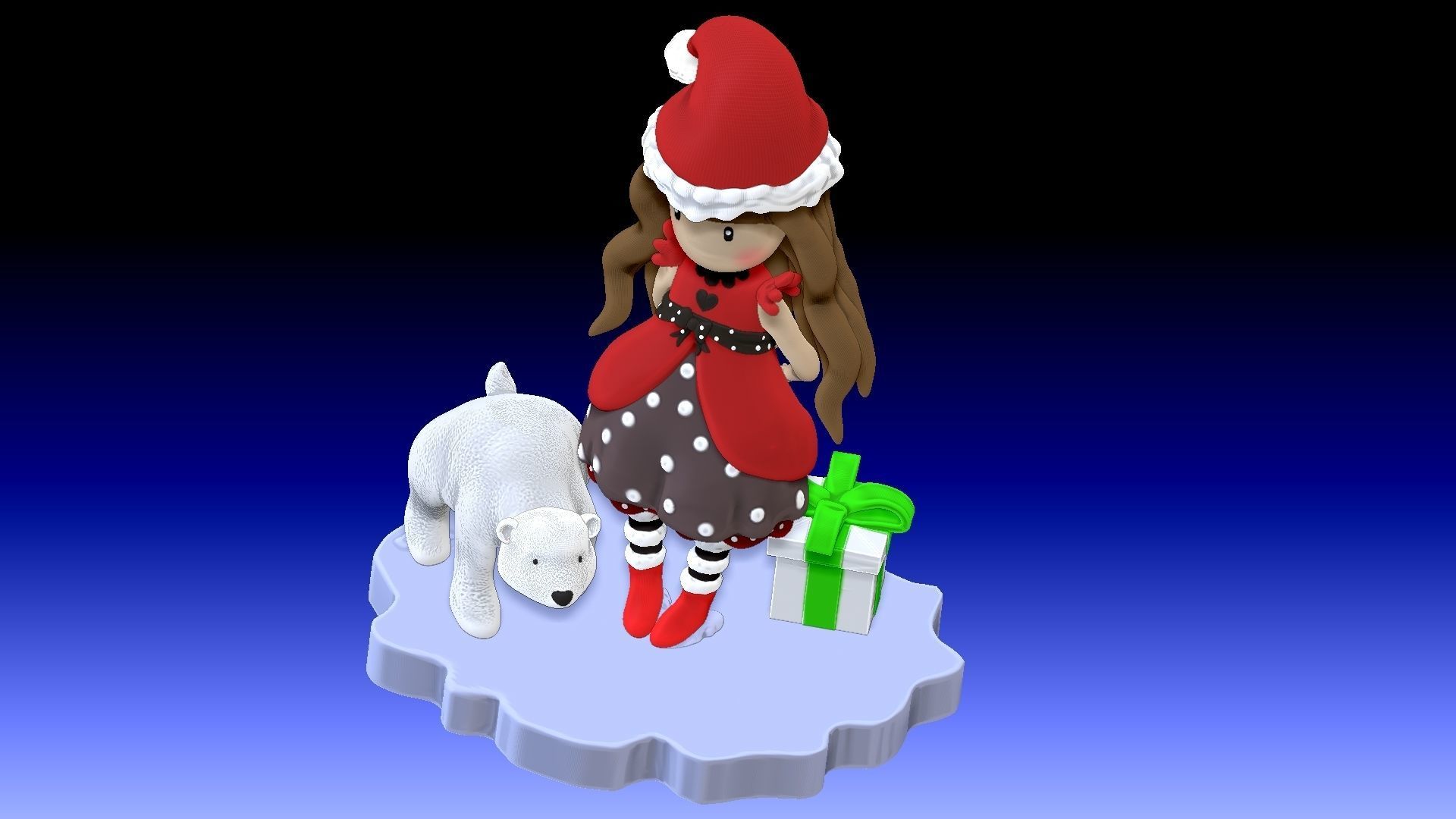 Santoro merry christmas 3D print model_5