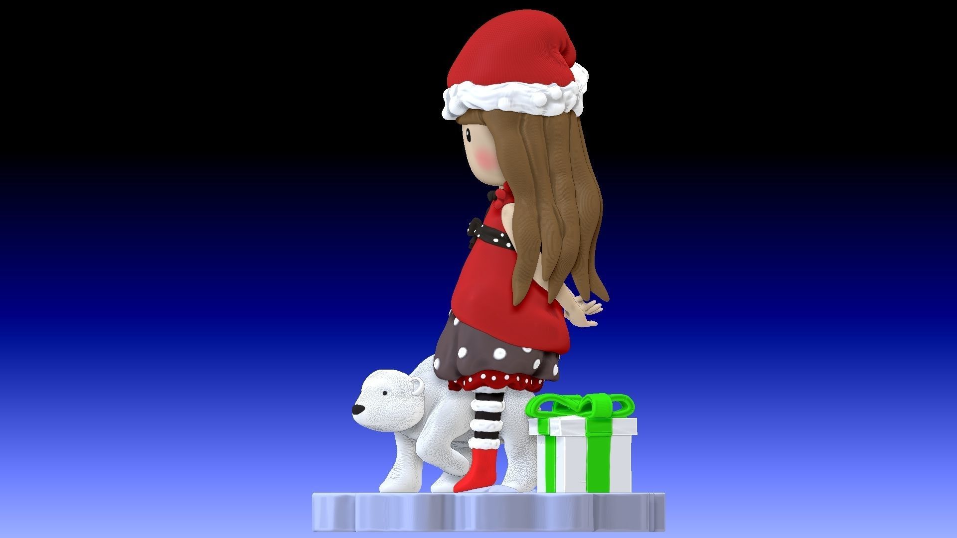 Santoro merry christmas 3D print model_3