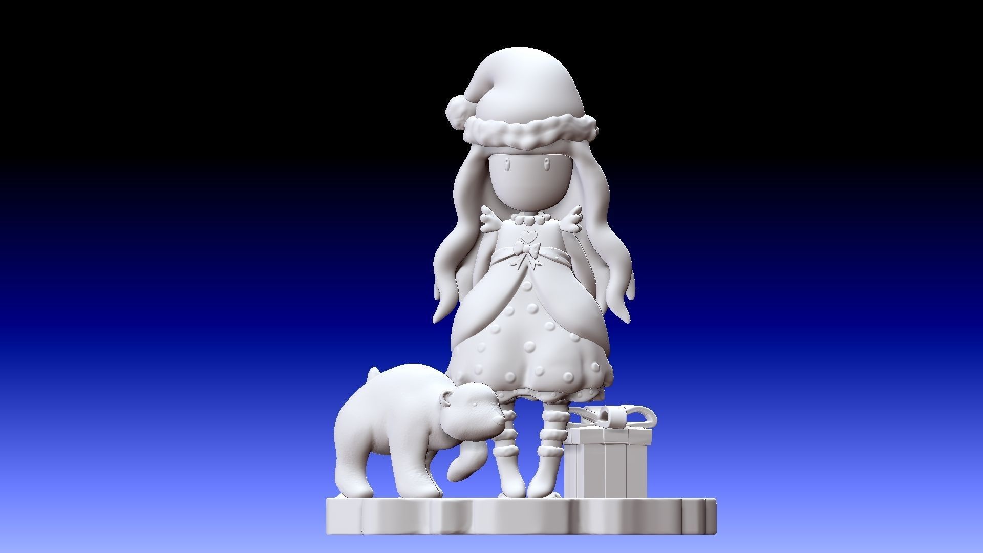 Santoro merry christmas 3D print model_6