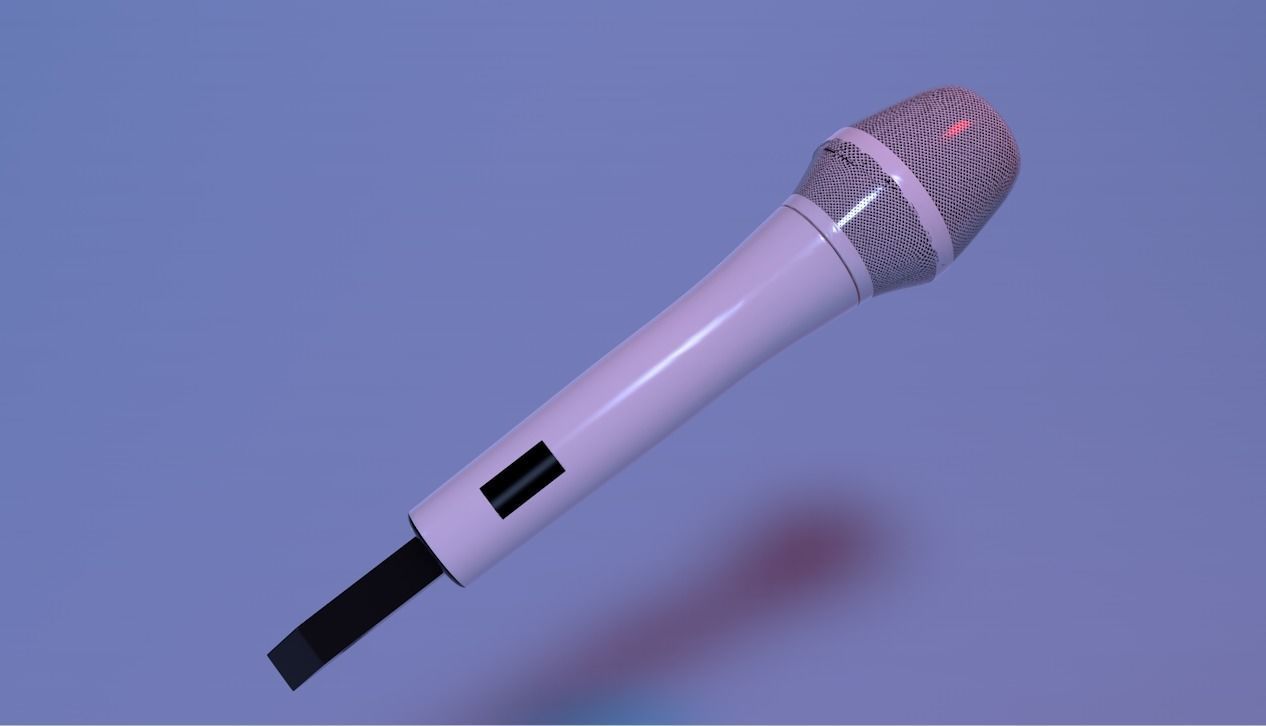 Microphone Sennheiser SKM 5200-II 3d model 3D model_1