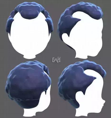 Base Hair for Boy V43