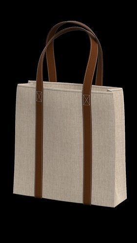 tote bag 3D model