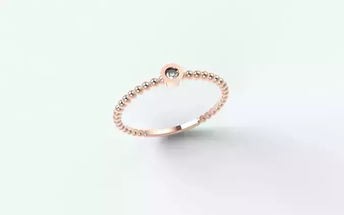 Stackable ball ring 3D print model