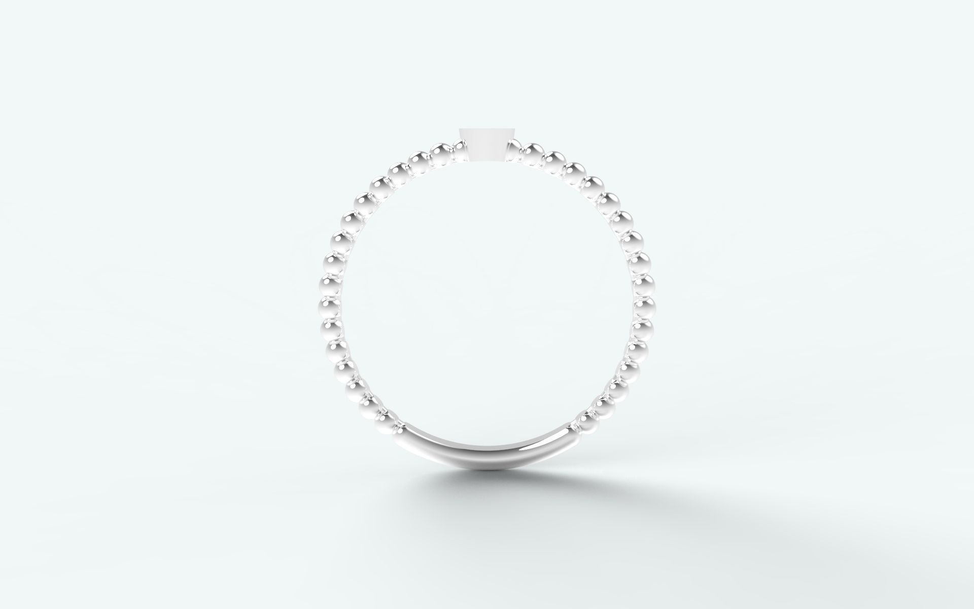 Stackable ball ring 3D print model_7