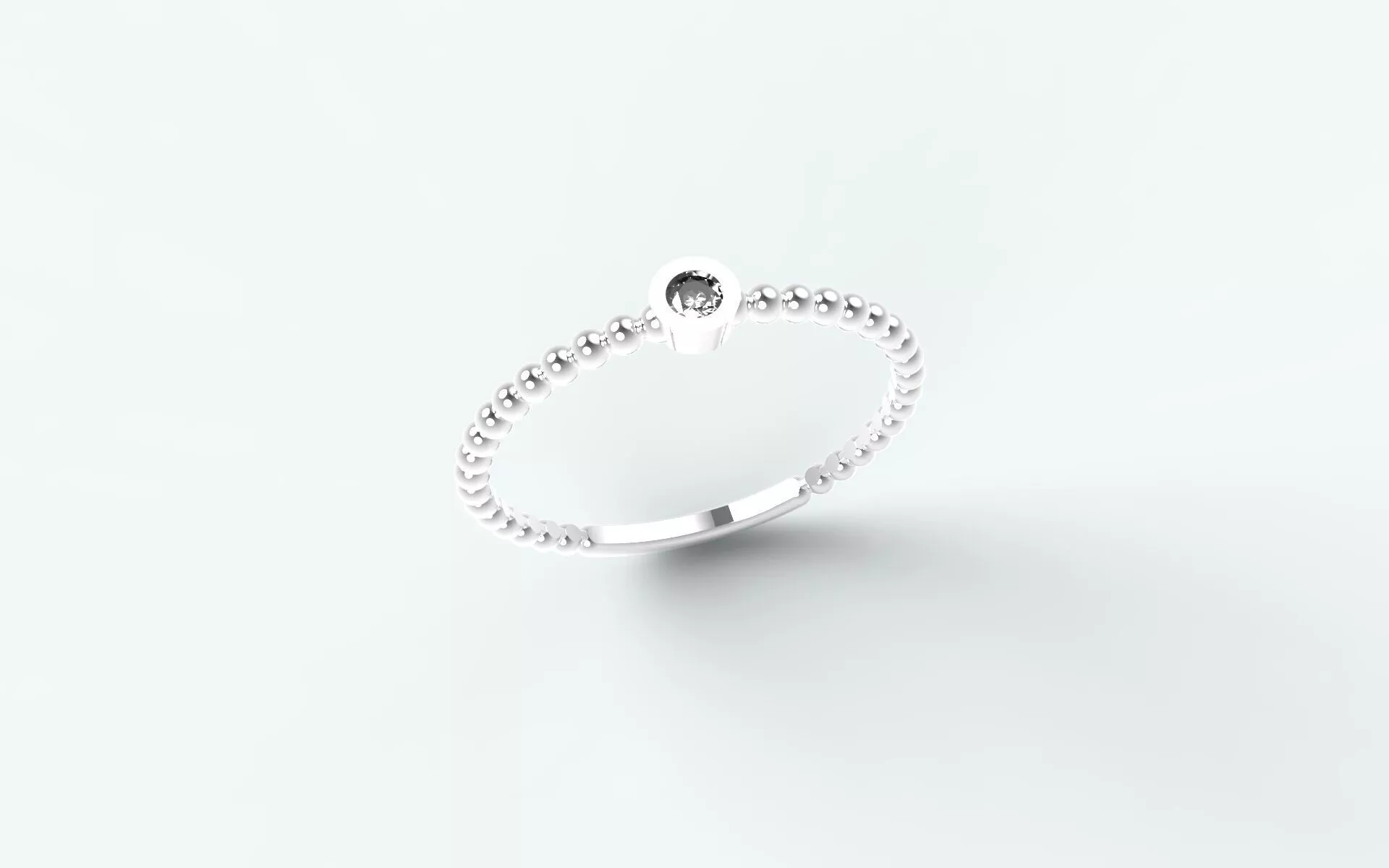 Stackable ball ring 3D print model