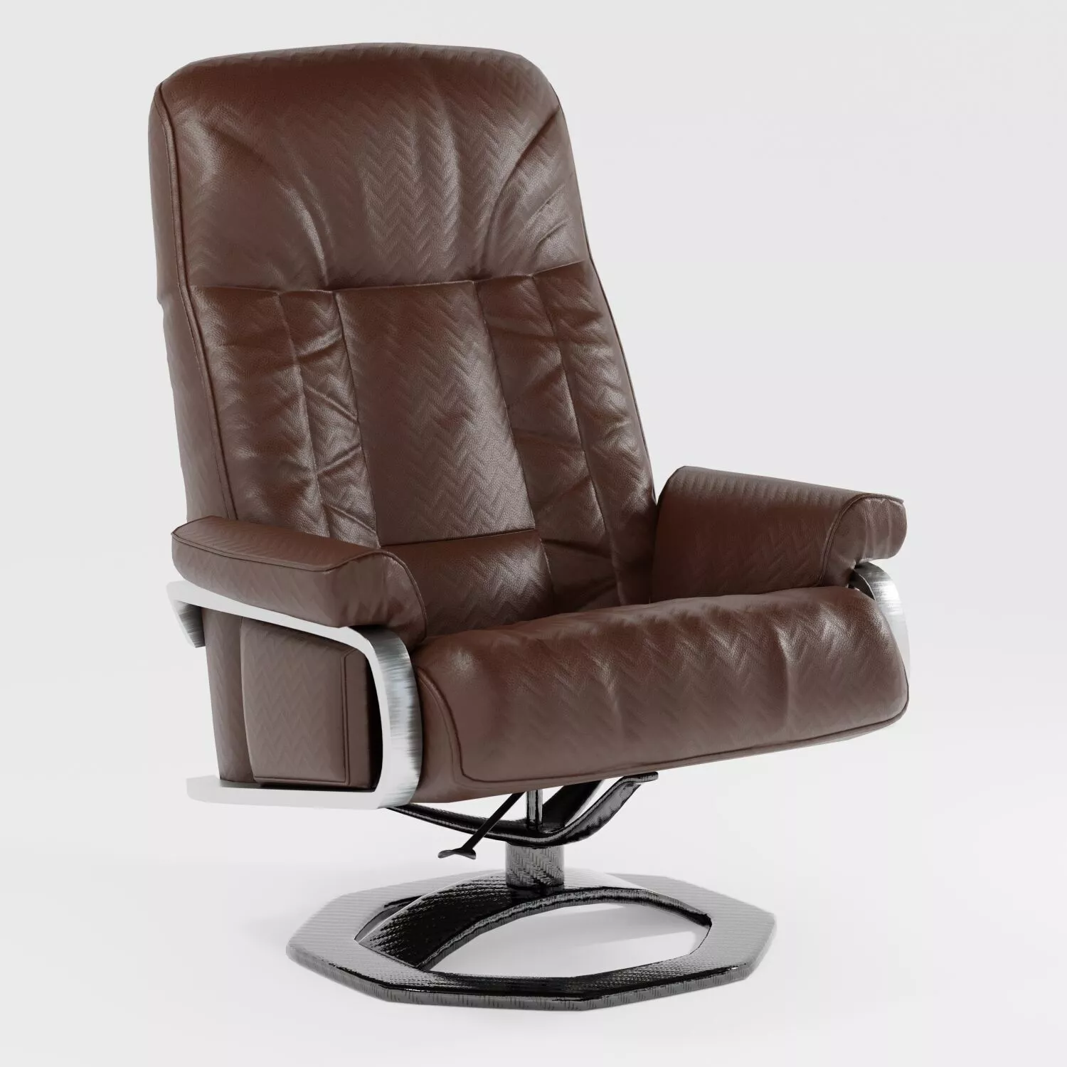 Armchair C17 Low-poly 3D model