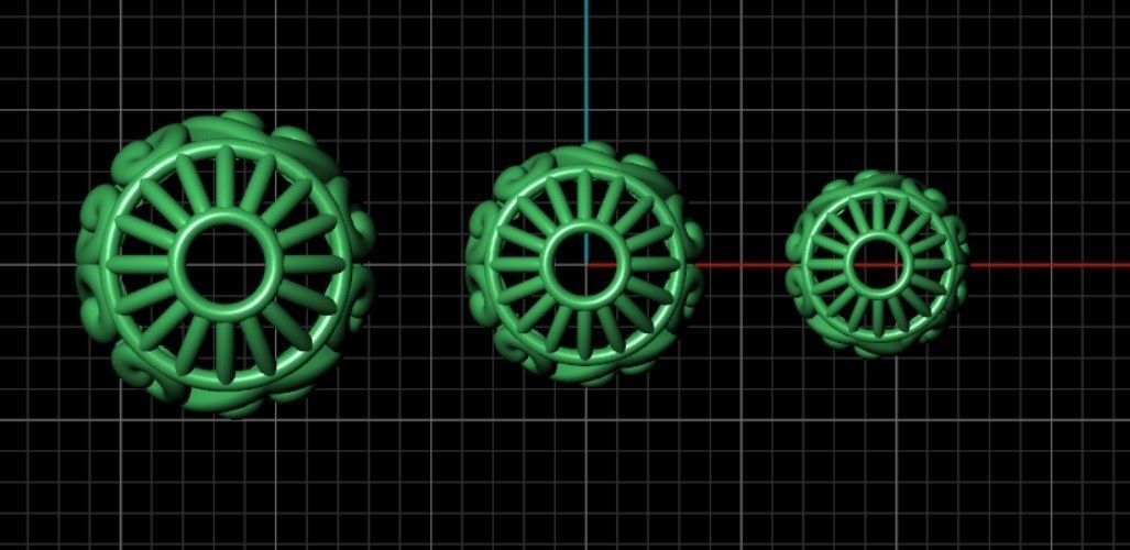 23 Beads 3D print model_1