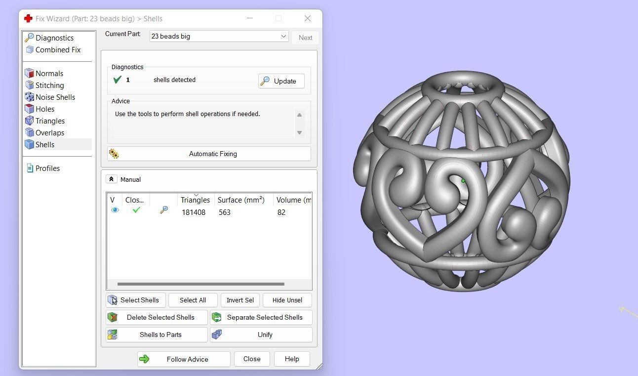 23 Beads 3D print model_4