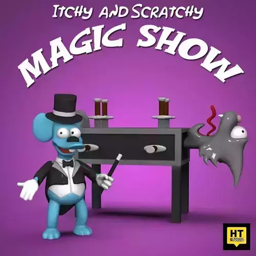 Itchy and Scratchy Magic Show The Simpsons