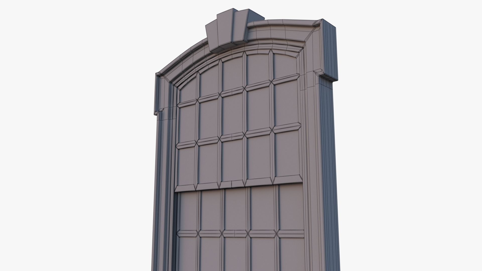 Cement Window 0005 Low-poly 3D model_24