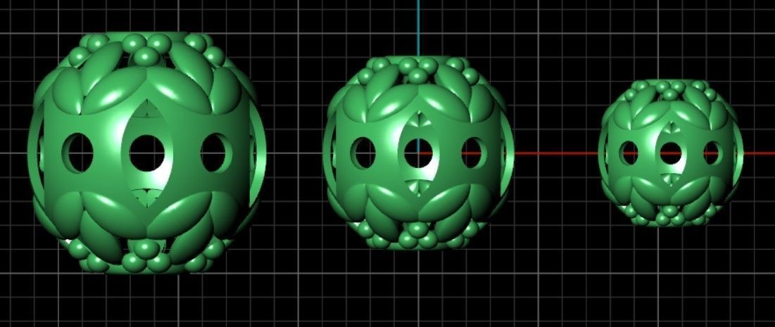 25 Beads 3D print model_2