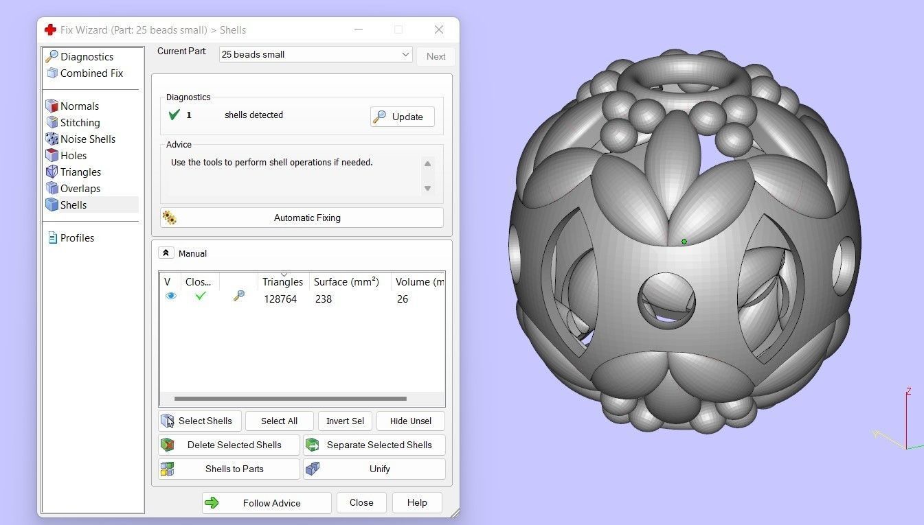 25 Beads 3D print model_6