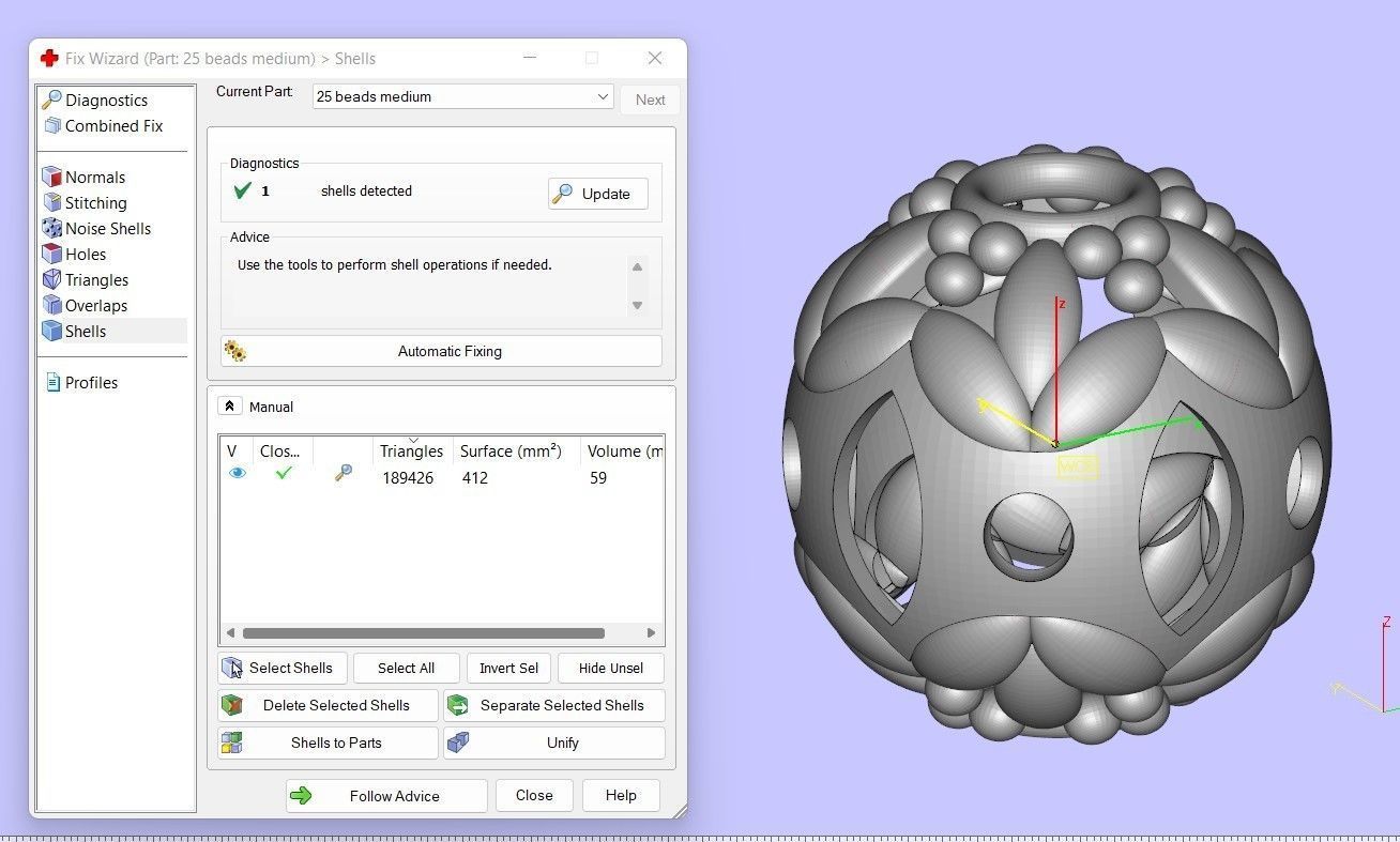 25 Beads 3D print model_5