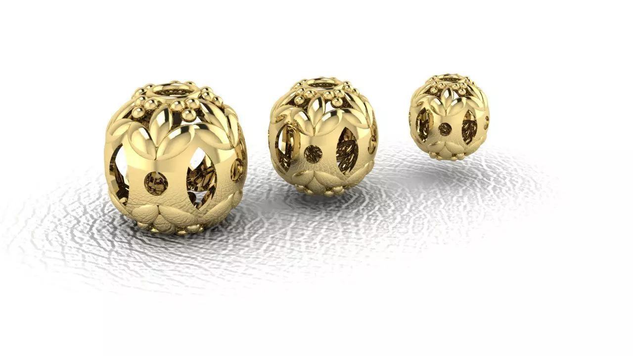 25 Beads 3D print model_0