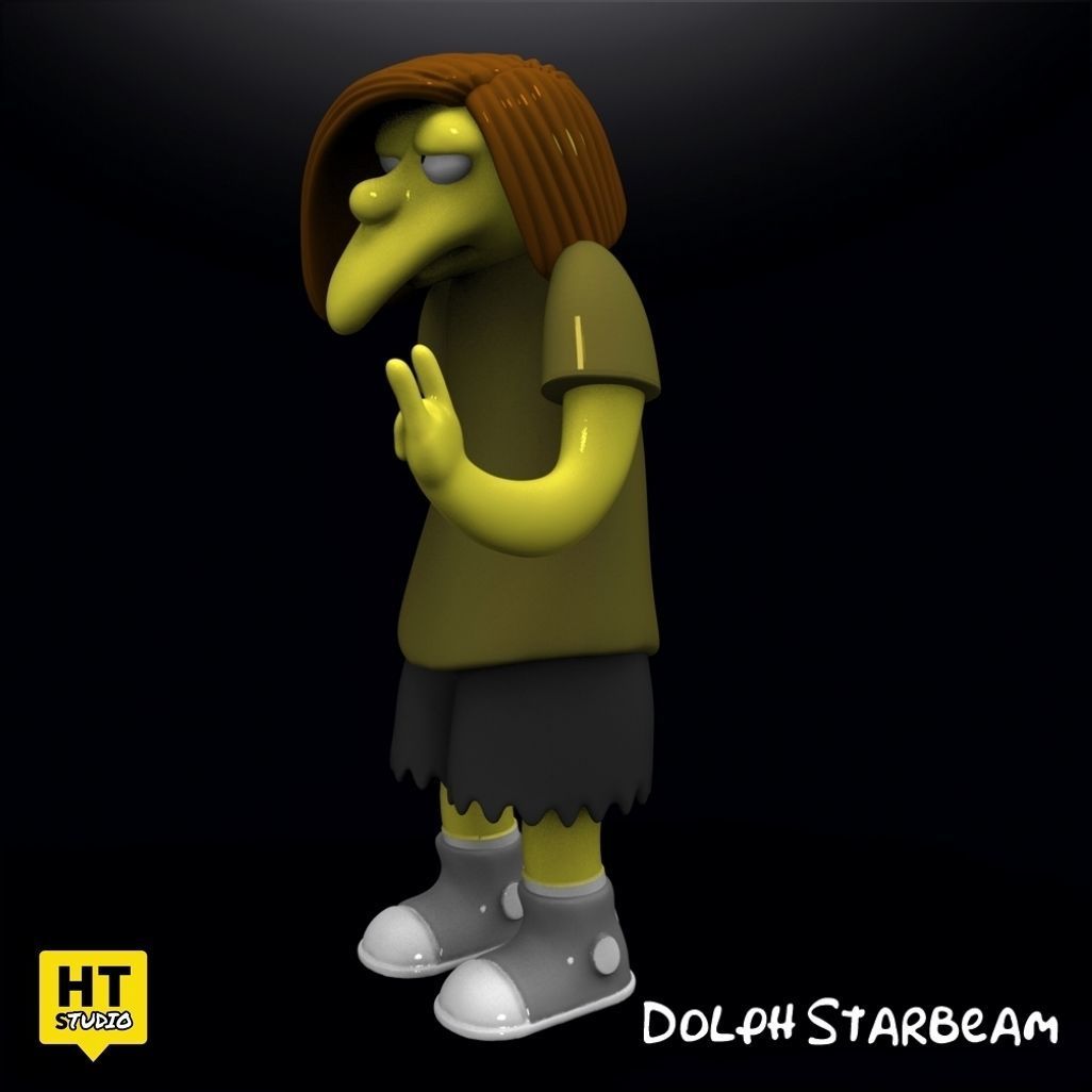 Dolph Starbeam The Simpsons 3D print model_1