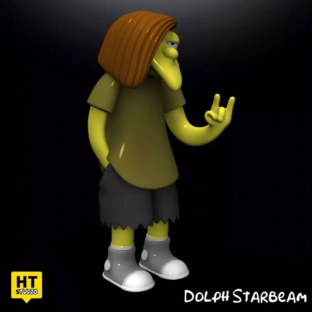 Dolph Starbeam The Simpsons 3D print model_0