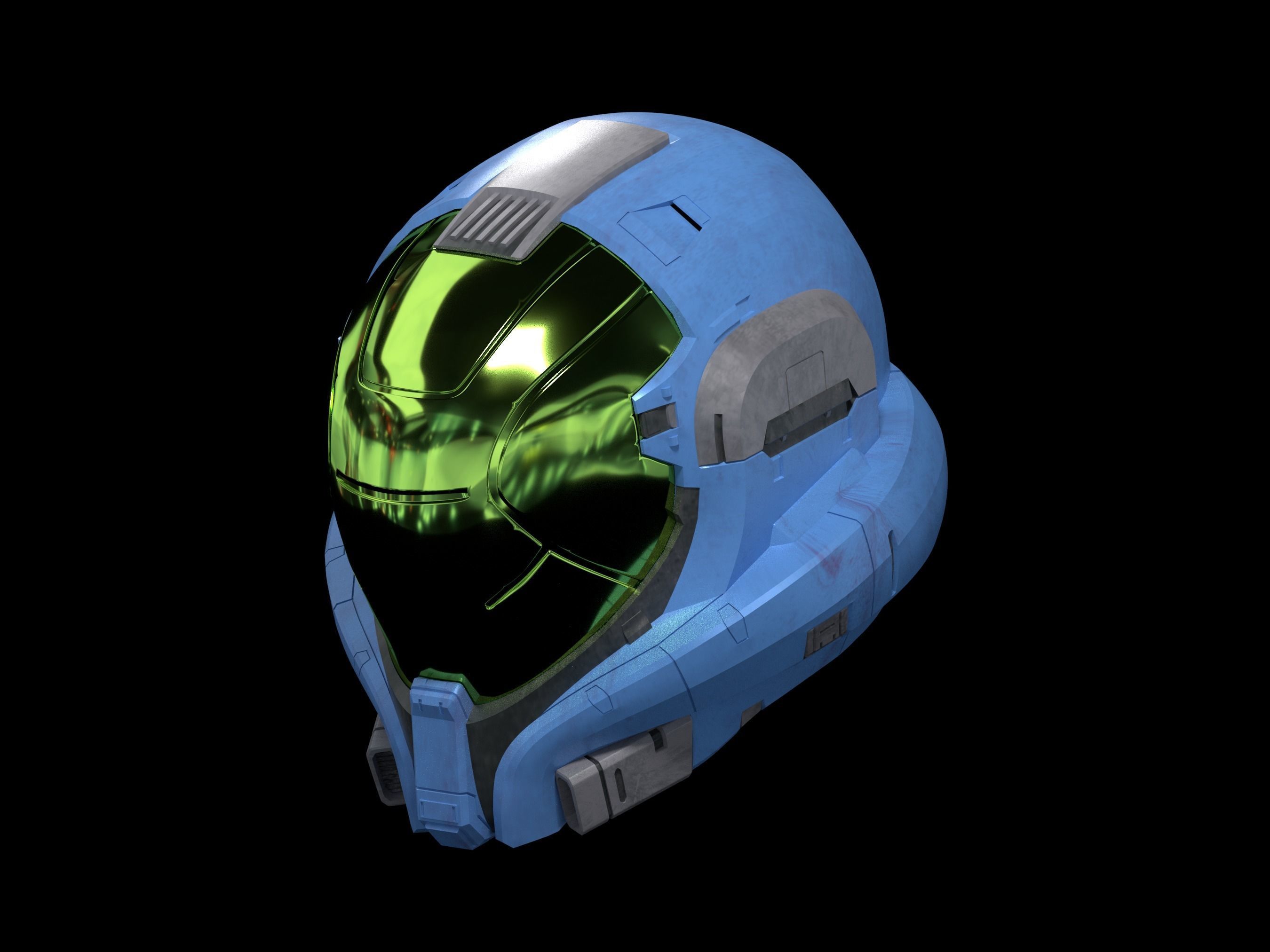 HALO Zvezda helmet 3d print file 3D print model_1