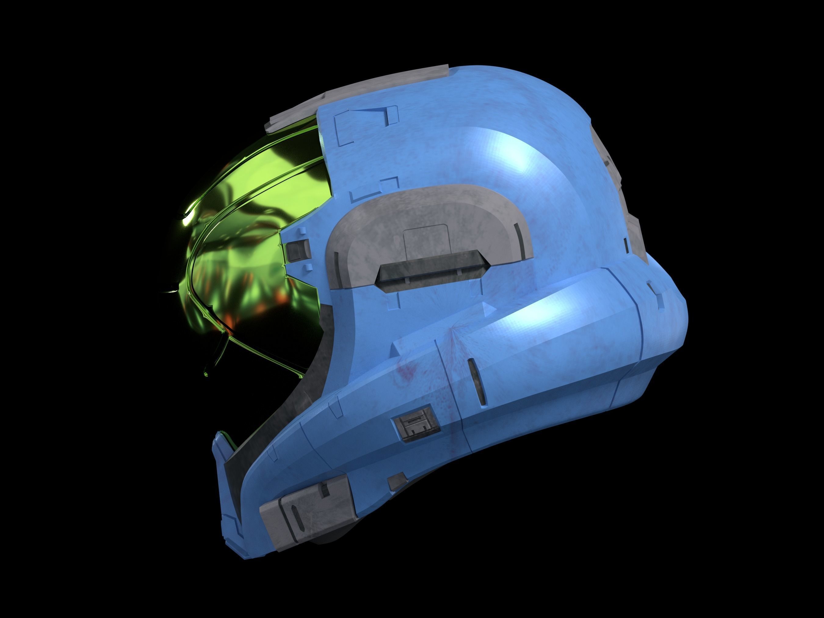 HALO Zvezda helmet 3d print file 3D print model_2