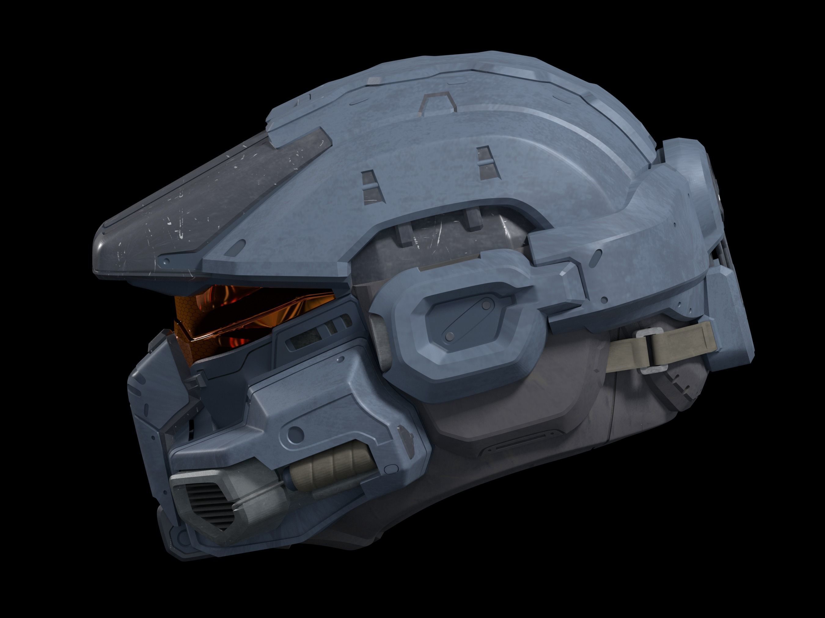 HALO Morrigan helmet 3d print file 3D print model_2