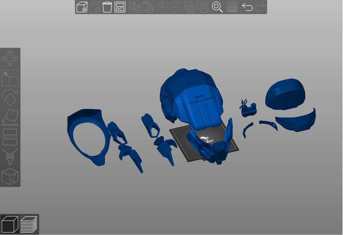 HALO Morrigan helmet 3d print file 3D print model_5