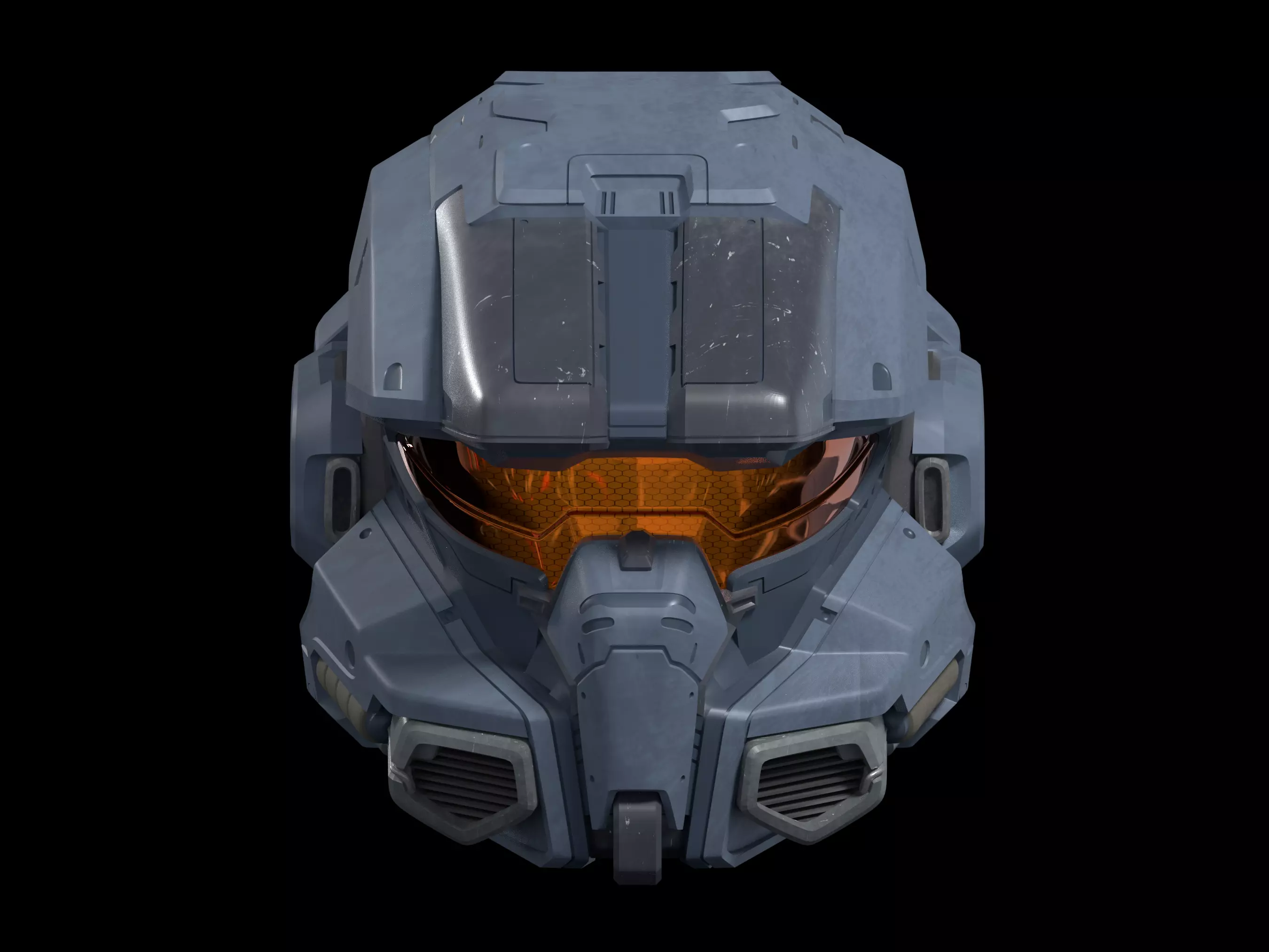 HALO Morrigan helmet 3d print file 3D print model_0