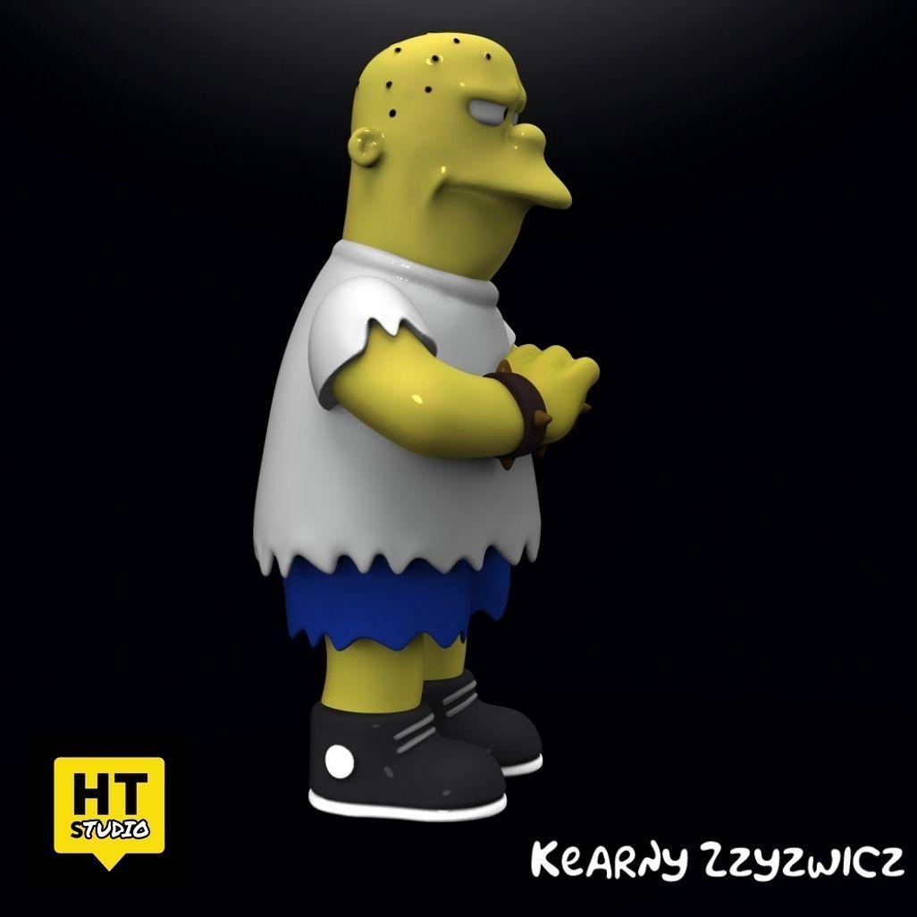 Kearny Zzyzwicks The Simpsons 3D print model_1