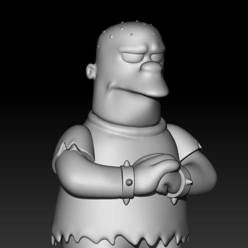 Kearny Zzyzwicks The Simpsons 3D print model_4