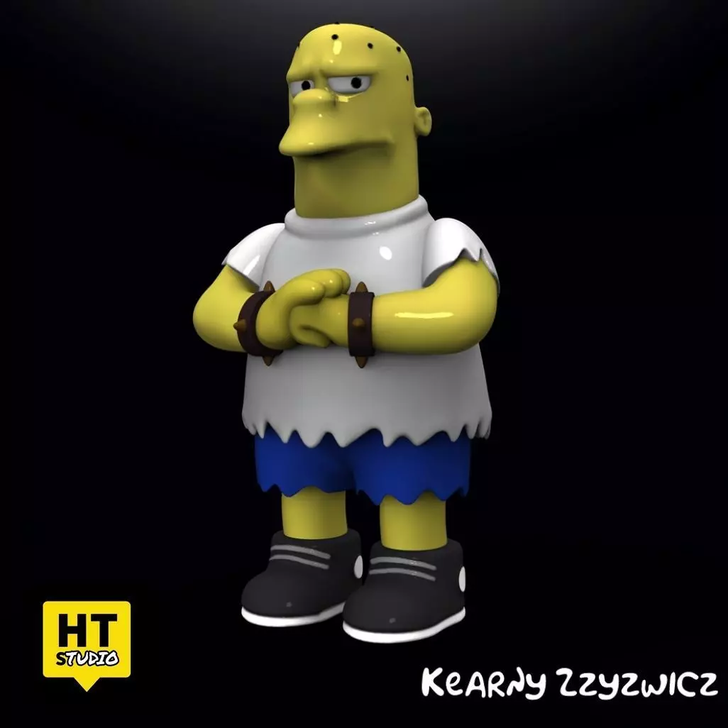Kearny Zzyzwicks The Simpsons 3D print model_0