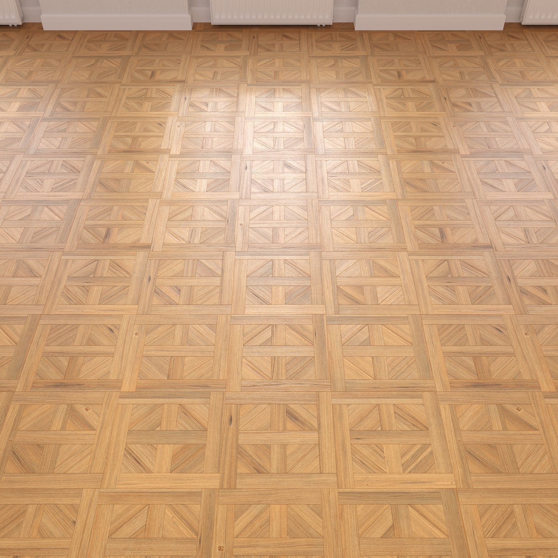 Parquet - Laminate - Wooden floor 2 in 1 Low-poly 3D model_3