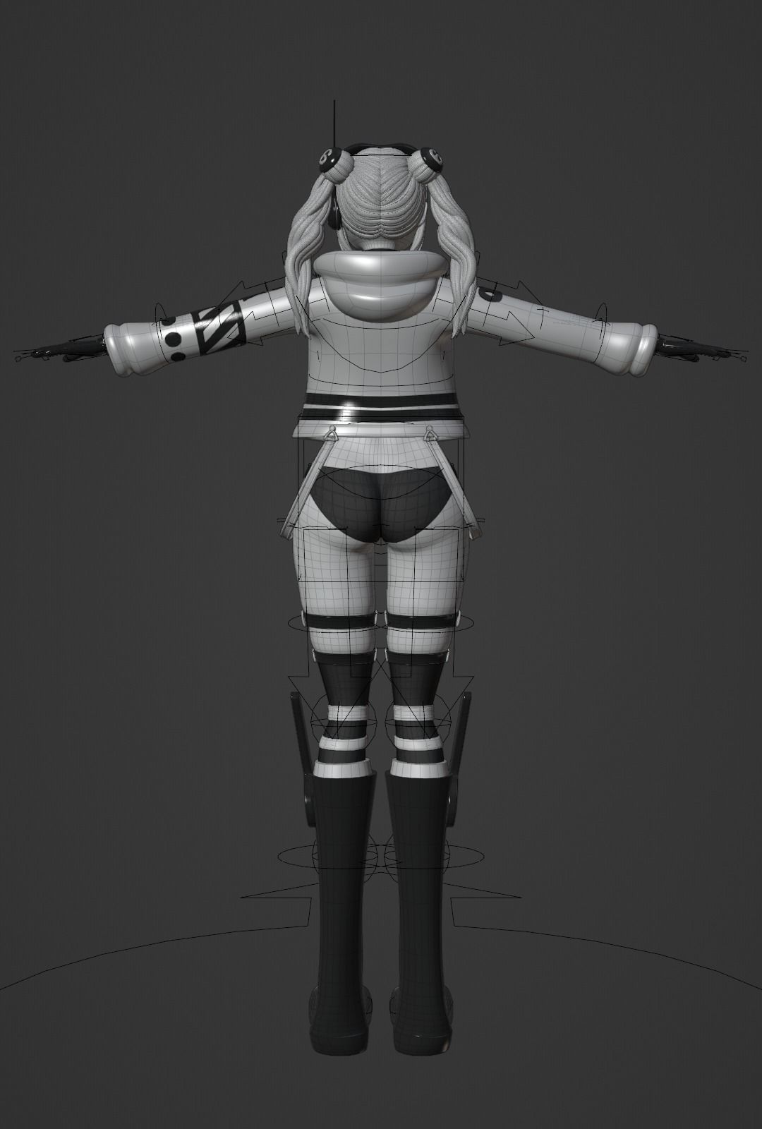 ONE PIECE VEGAPUNK YORK FIGURE SCULPT Low-poly 3D model_24