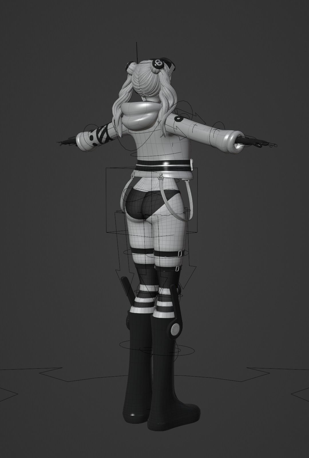 ONE PIECE VEGAPUNK YORK FIGURE SCULPT Low-poly 3D model_25