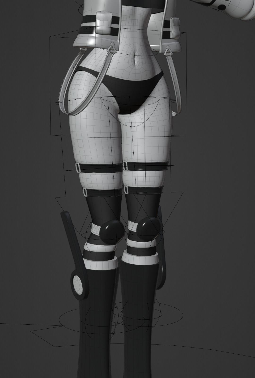 ONE PIECE VEGAPUNK YORK FIGURE SCULPT Low-poly 3D model_31