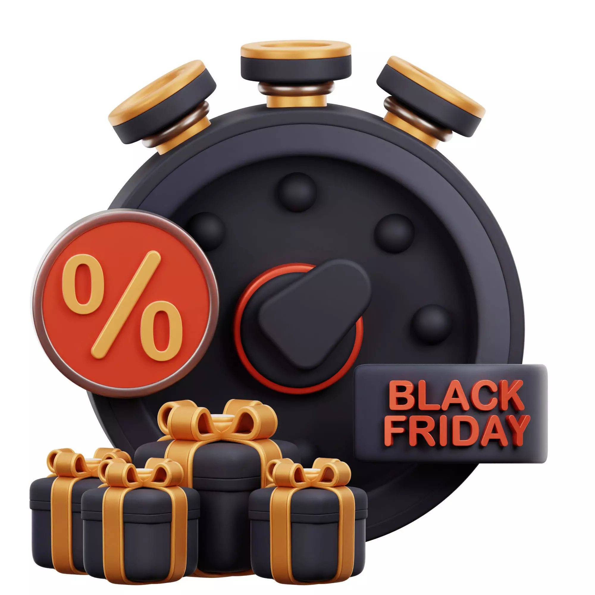 Limited Edition Discount 3D Icon Low-poly 3D model_0